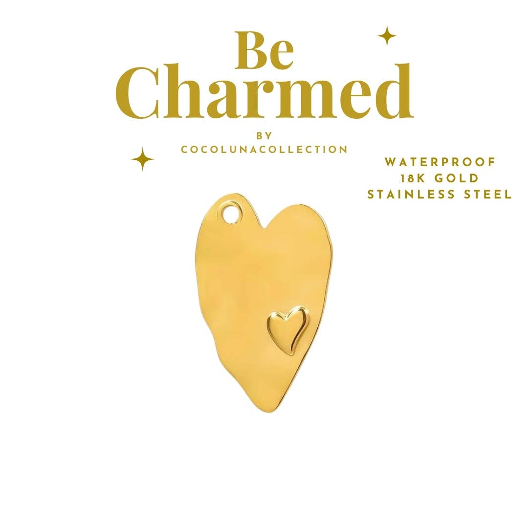 Golden Heart Charm