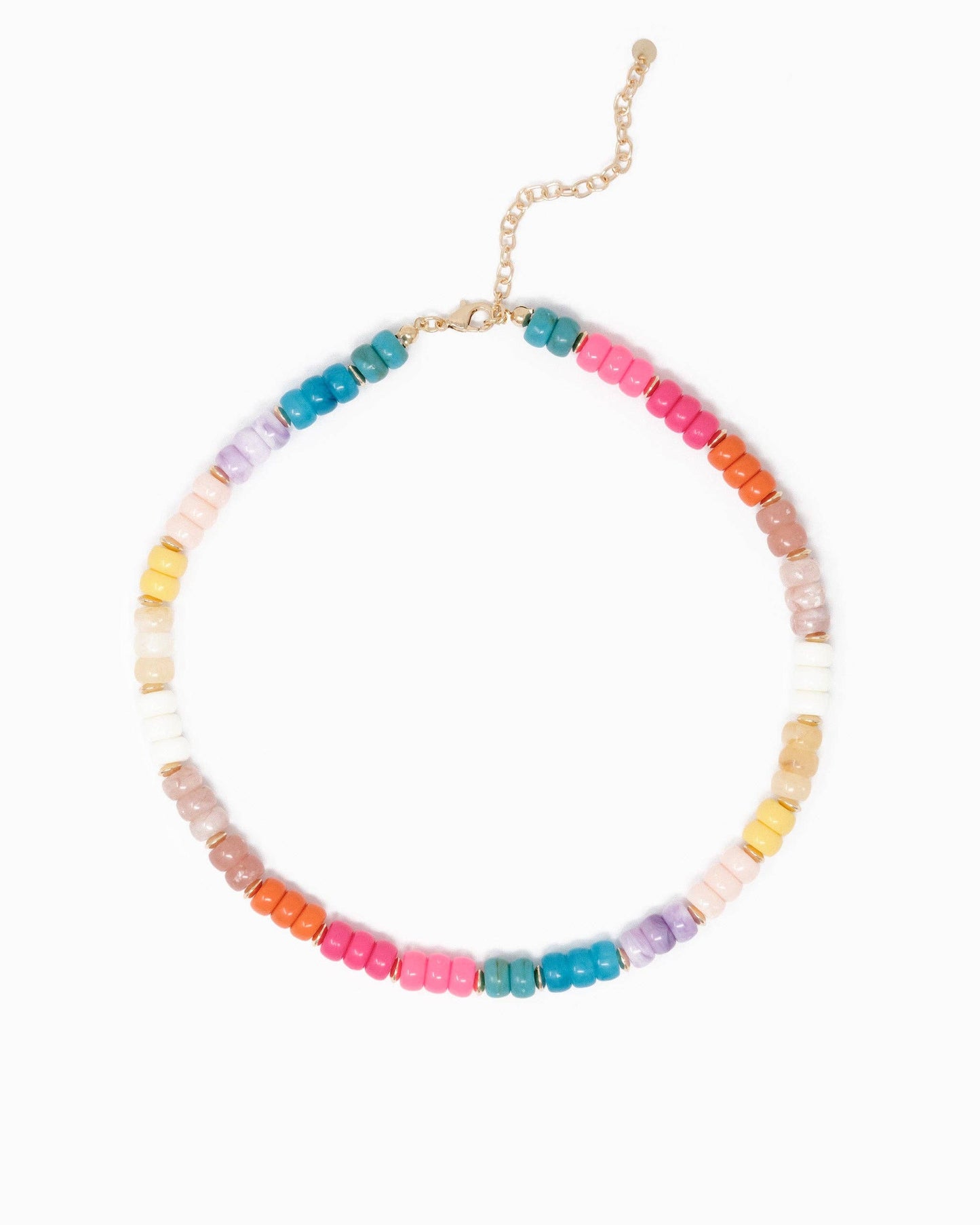 Multi-Color Beaded Necklace