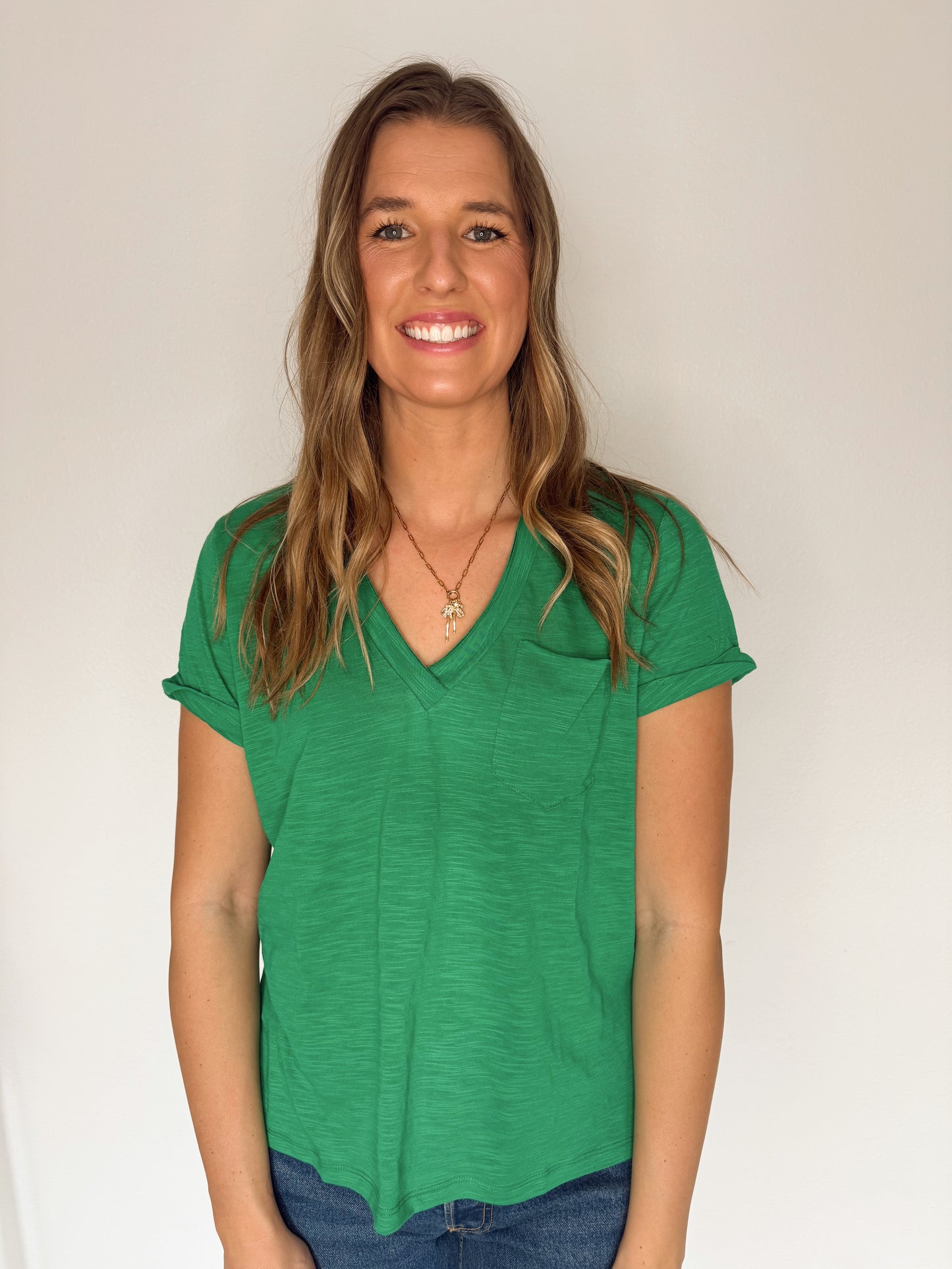 Zoie V-Neck Tee
