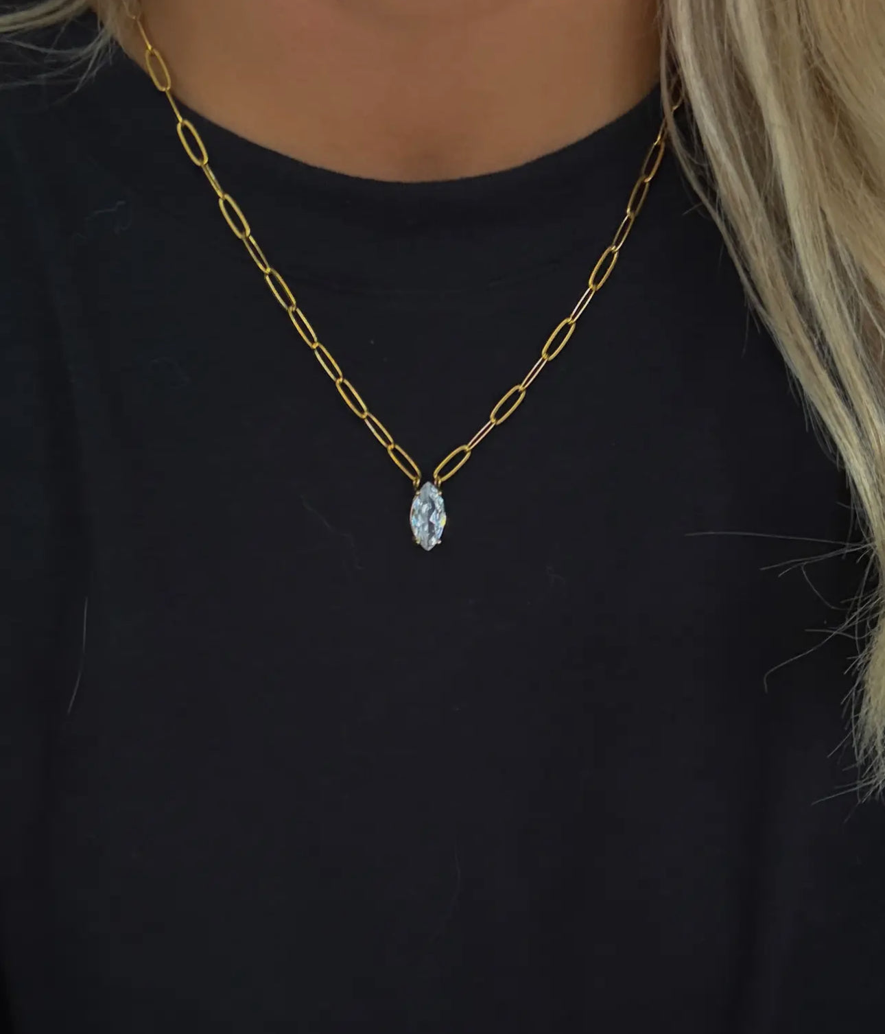 Gold Diamond Pendant