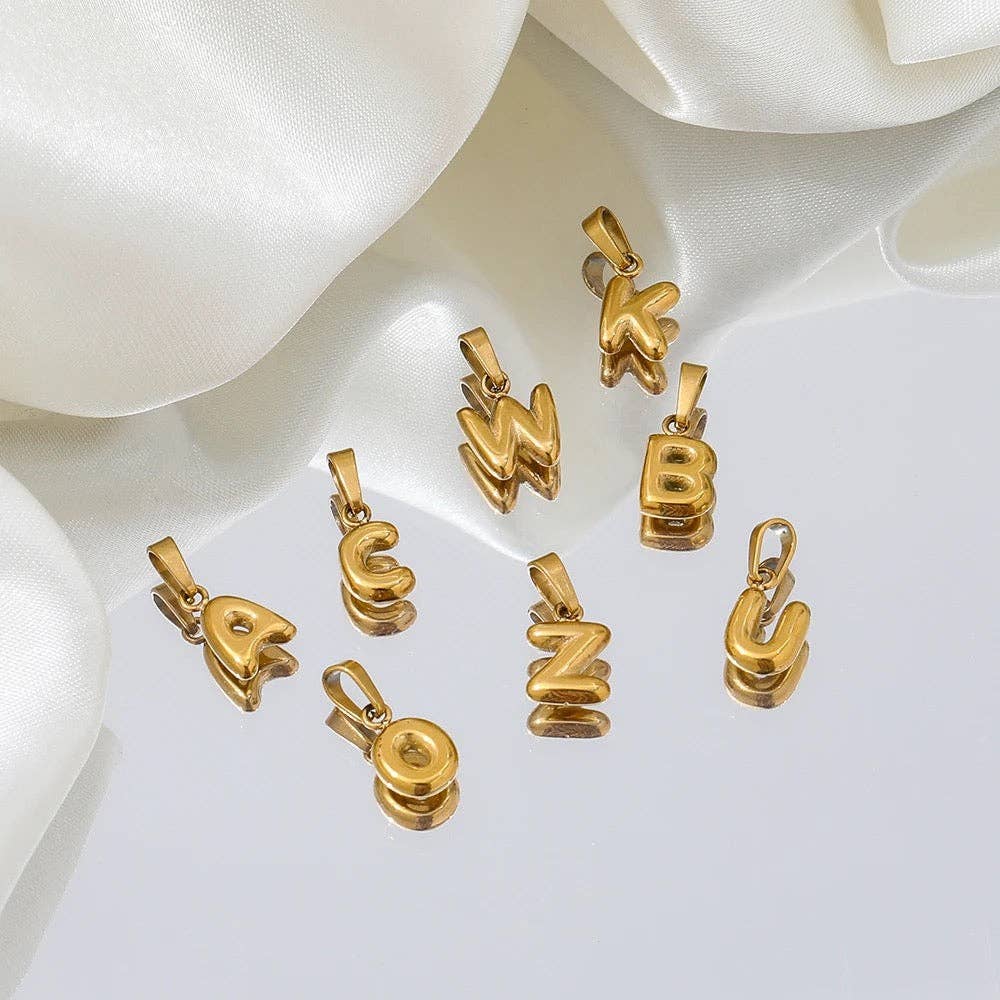 Bubble Letter Charm