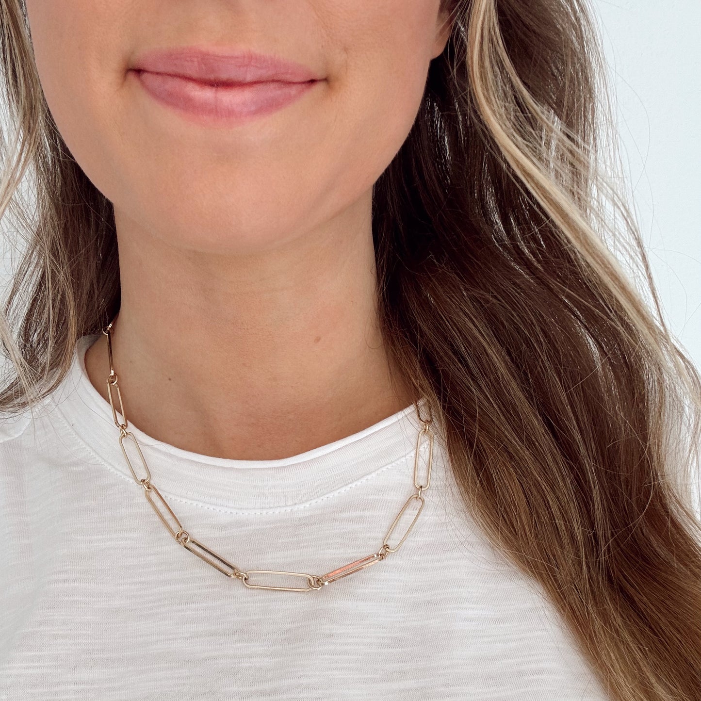 Gold Long Chain Necklace