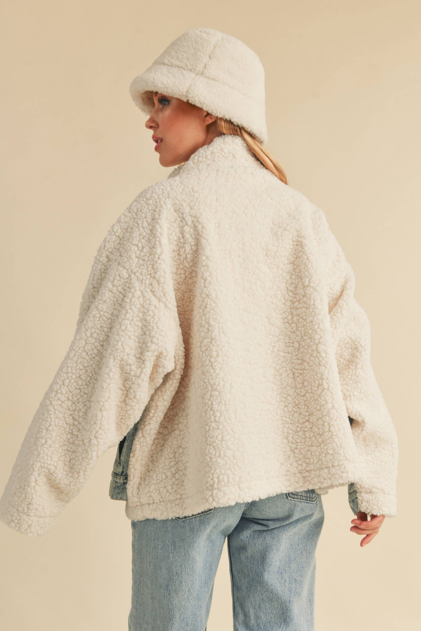 SHERPA DENIM JACKET