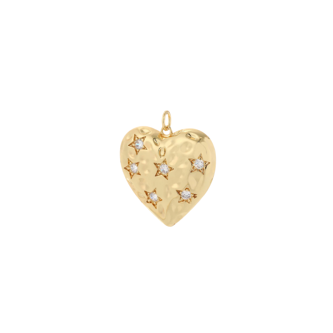 Star Heart Charm