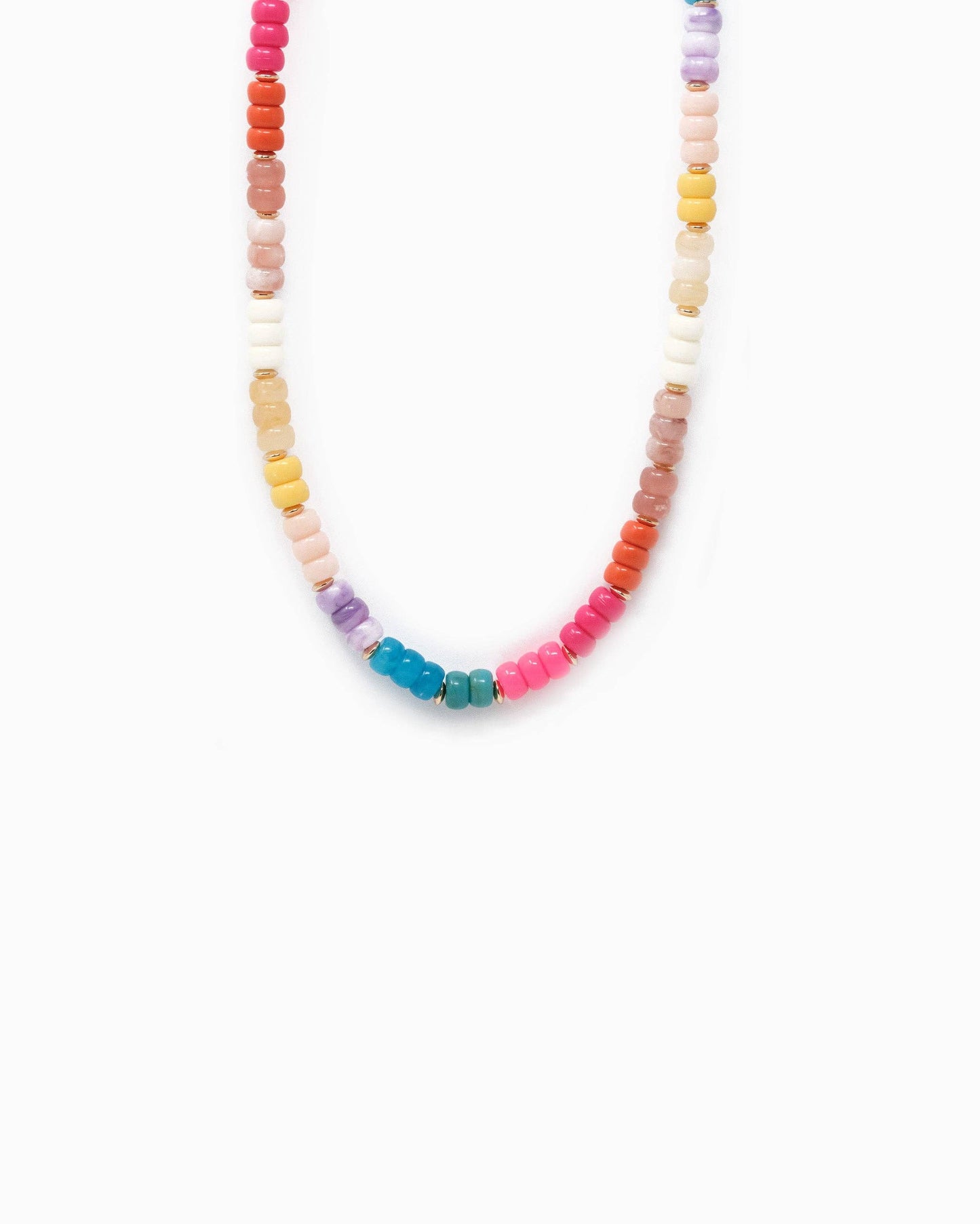 Multi-Color Beaded Necklace