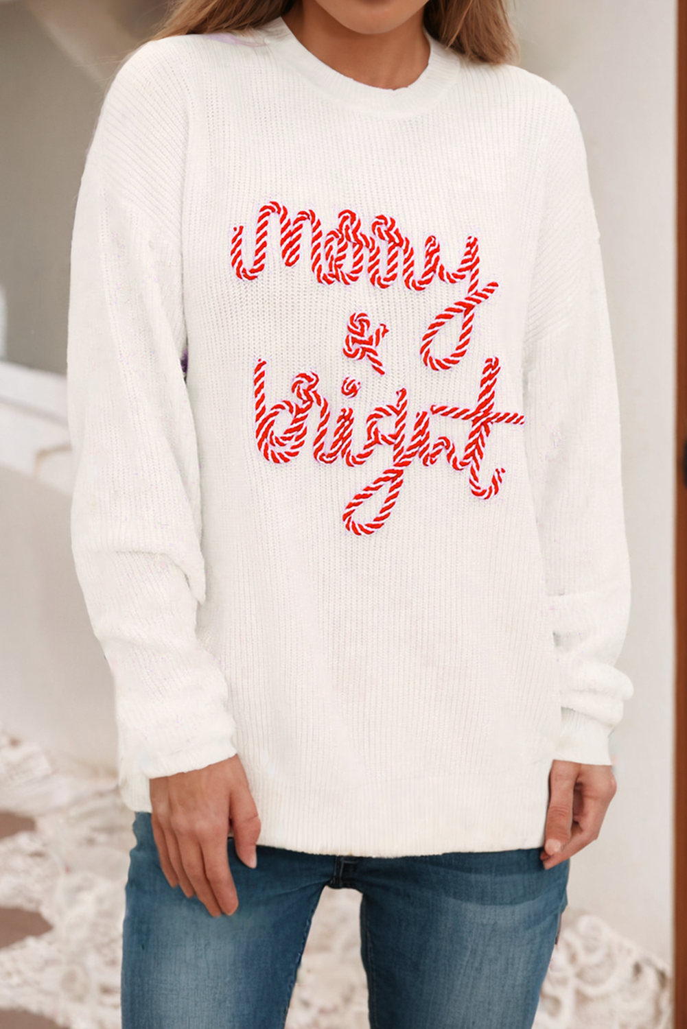 Striped Merry Bright Sweater