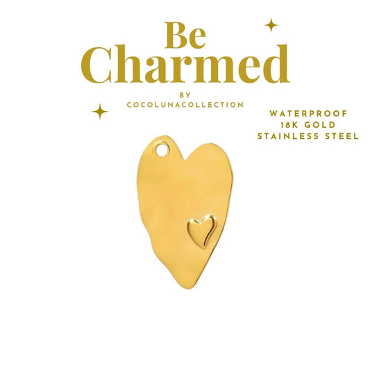Golden Heart Charm