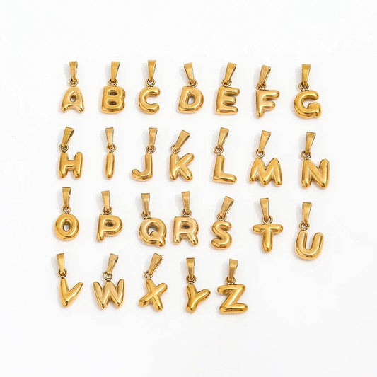 Bubble Letter Charm