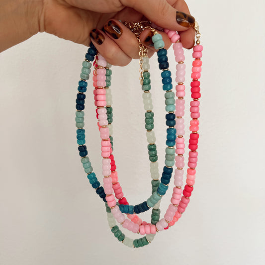 Color Beaded Necklace