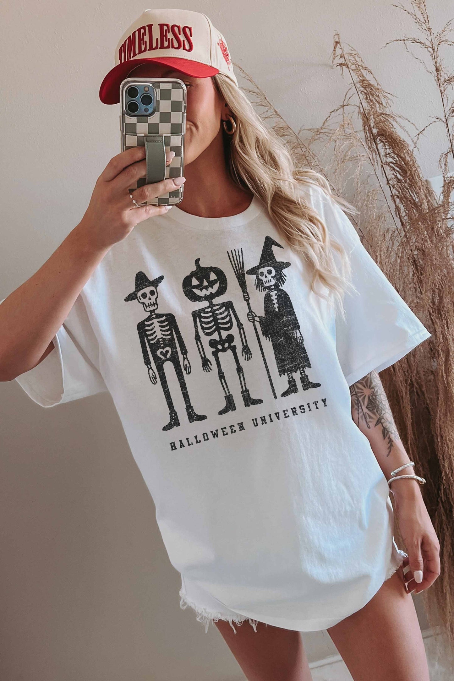 HALLOWEEN UNIVERSITY OVERSIZED TEE