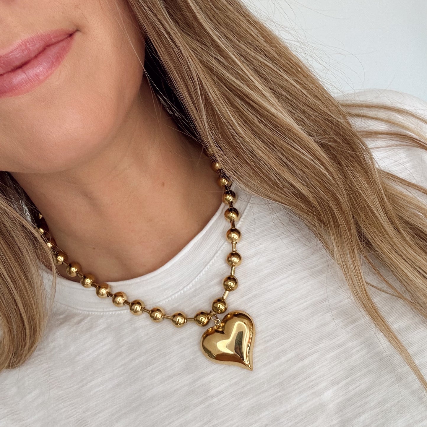 Chunky Heart Necklace