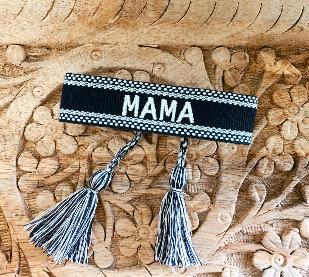 MAMA Embroidered Bracelet